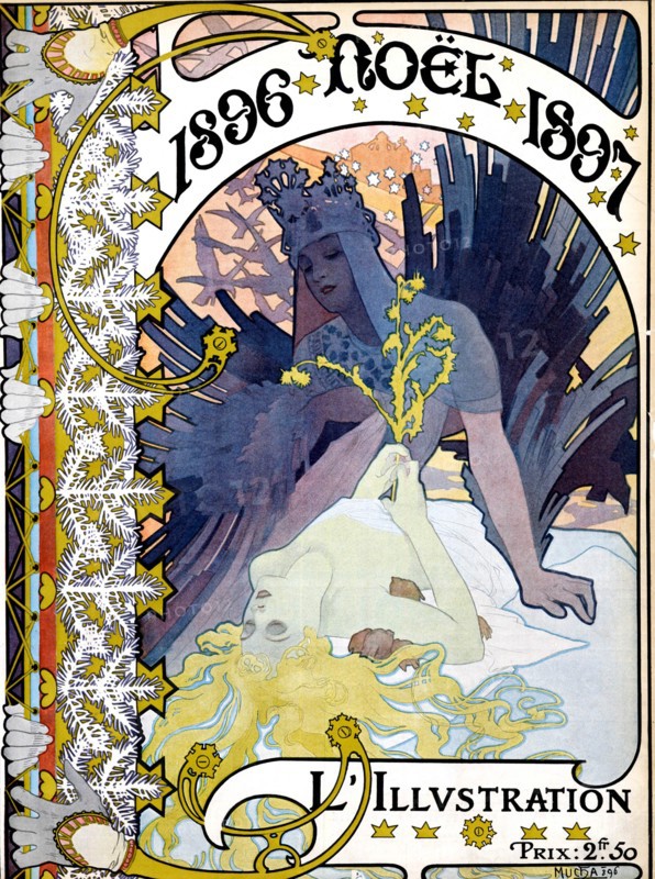 Couverture de Noël du journal L'Illustration, 1896