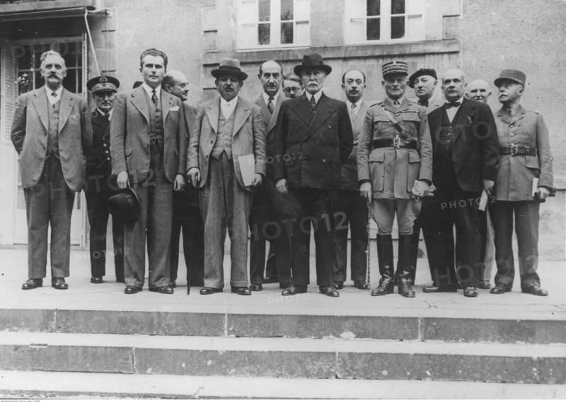 Le ministère constitué par le maréchal Pétain, le 11 juillet 1940