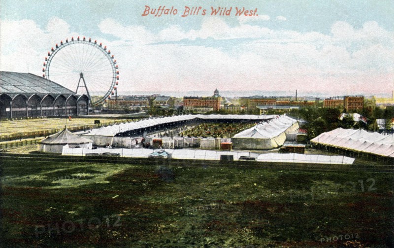 General view of the Buffalo Bill's Wild West in Paris