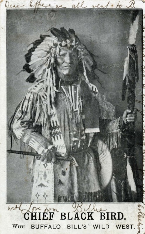 Buffalo Bill's Wild West. Chief Black Bird