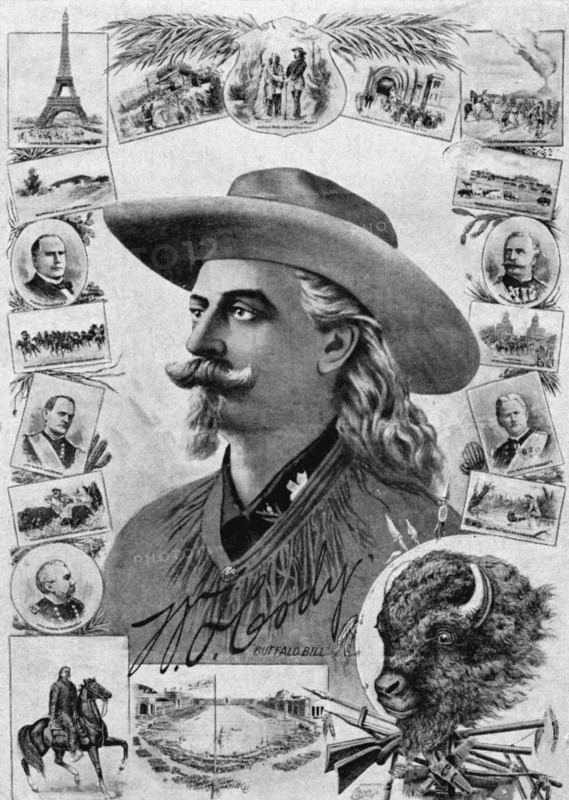 Buffalo Bill's Wild West Show - Postcard