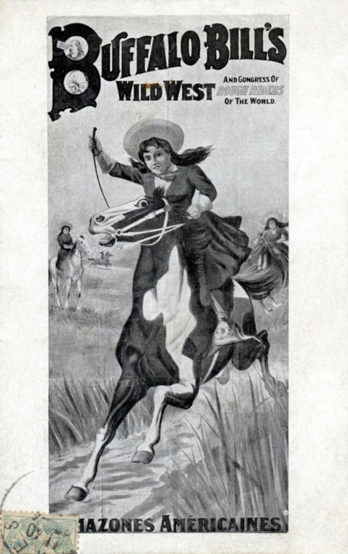 Buffalo Bill's Wild West Show - American horsewomen
