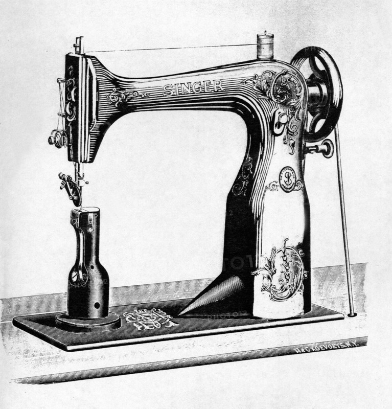 Machine pour piqûre de chaussures et souliers