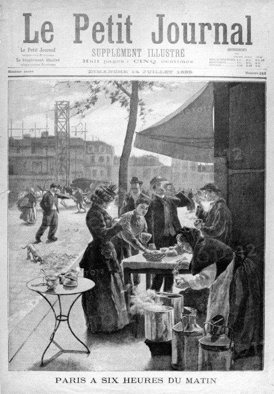 Milk, ad from 1895