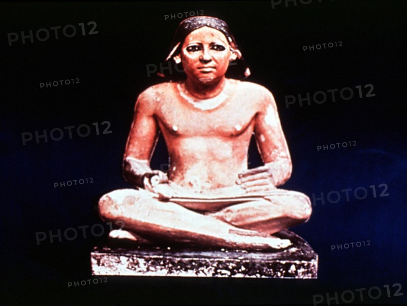 Seated Egyptian scribe