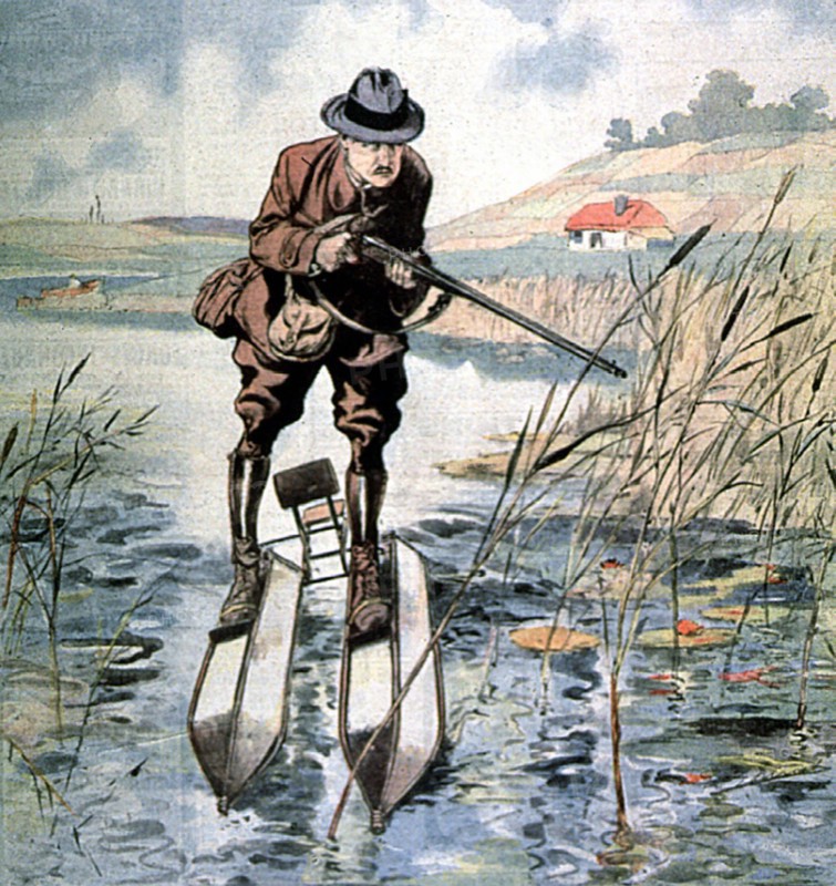 Water skis for bird-hunters.