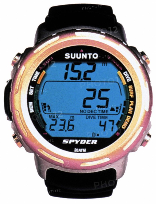 Montre Spyder, ordinateur de plongée