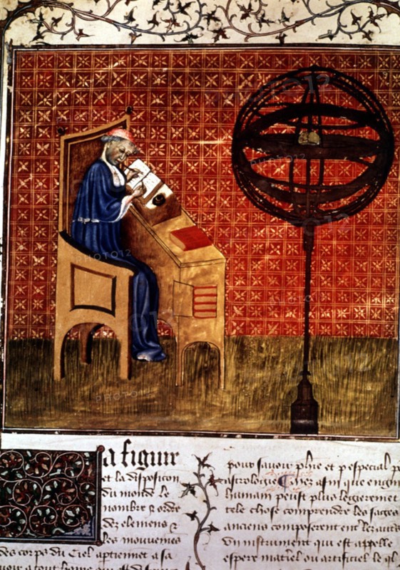 Drawing by Nicholas Copernic of his theory of cosmogony