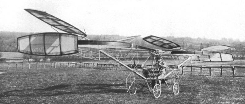 Hélicoptère, premier décollage