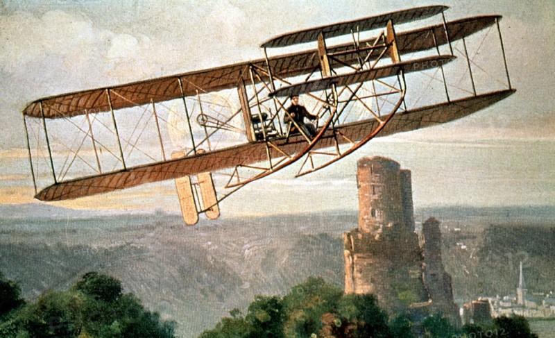 L'avion des frères Wright en 1908