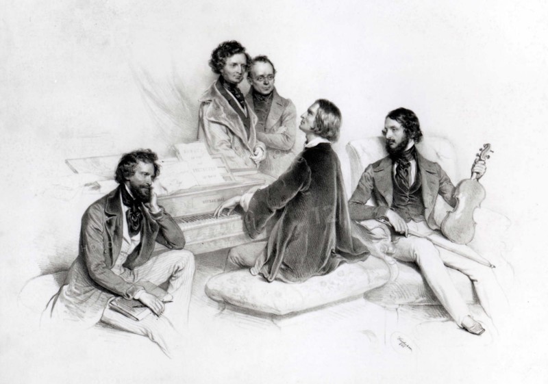 Franz Liszt et Hector Berlioz
