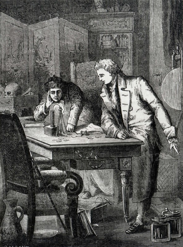 William Cruikshank invents the first electric battery capable of mass production (1802).