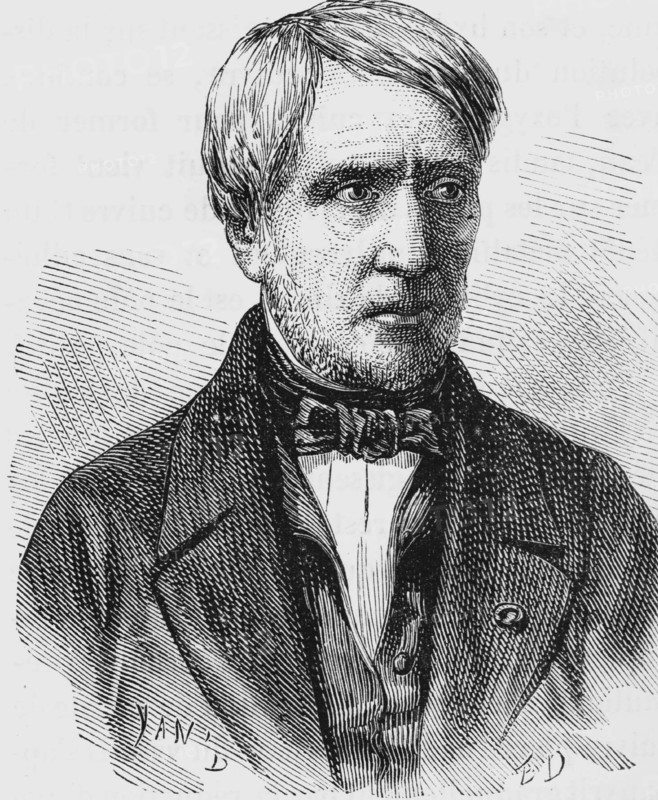 Portrait of Antoine Becquerel, French physicist