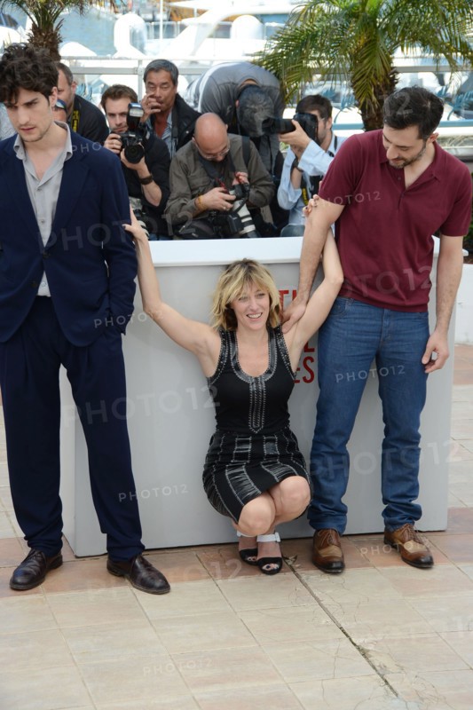 Louis Garrel, Valeria Bruni Tedeschi et Filippo Timi, Festival de Cannes 2013
