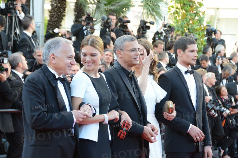 Equipe du film "La Vie d'Adèle", Festival de Cannes 2013