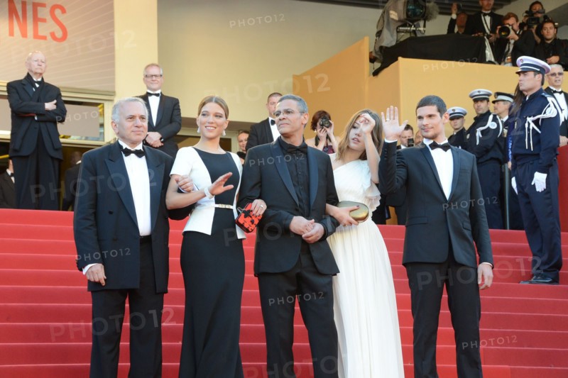 Equipe du film "La Vie d'Adèle", Festival de Cannes 2013