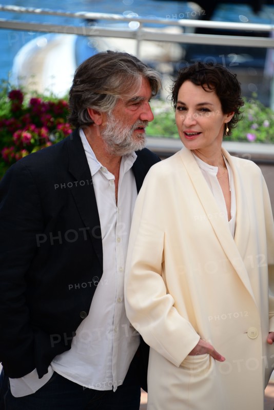 Pierre Ange Le Pogam et Jeanne Balibar, Festival de Cannes 2014