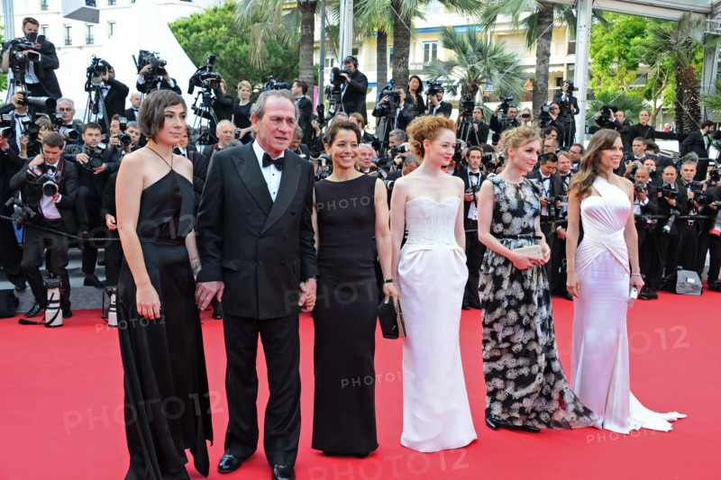 Equipe du film "THe Homesman", Festival de Cannes 2014