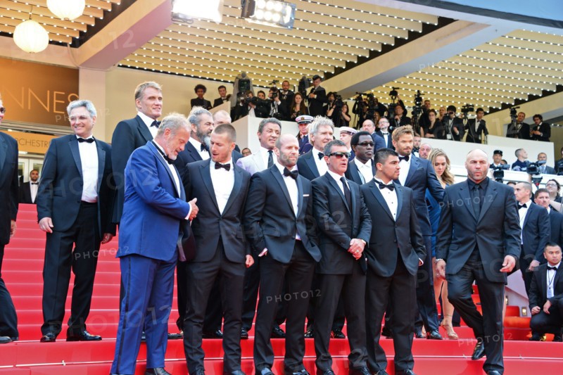 Cast and crew, "Expendables : 3", 2014 Cannes film Festival