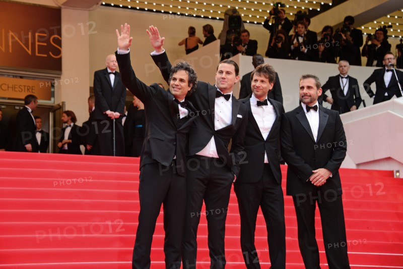 Cast and crew, "Foxcatcher", 2014 Cannes film Festival