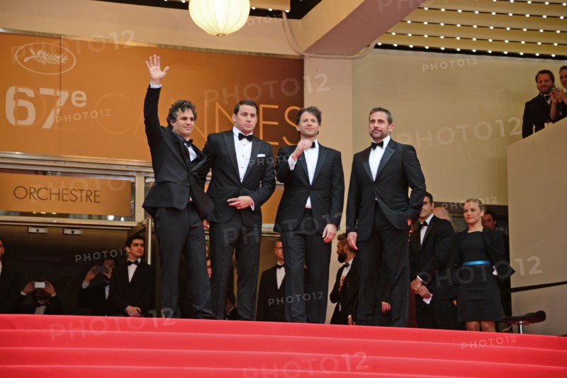 Cast and crew, "Foxcatcher", 2014 Cannes film Festival
