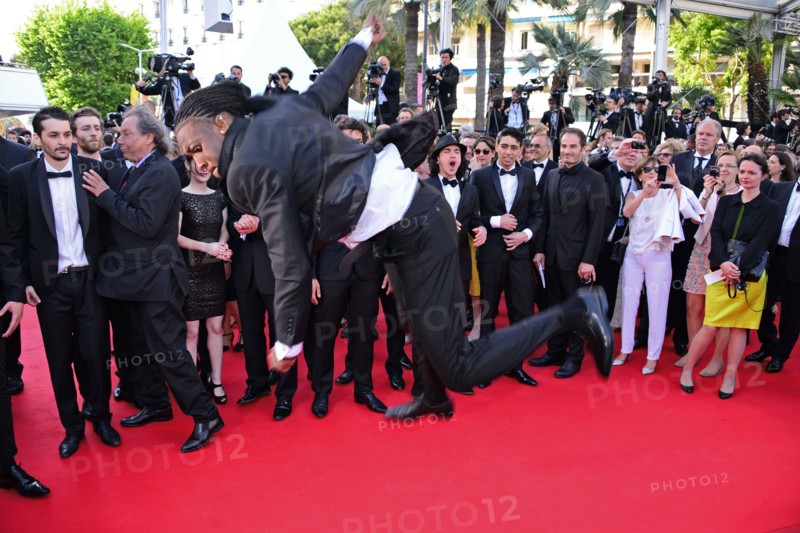 Les danseurs du film "Geronimo", Festival de Cannes 2014