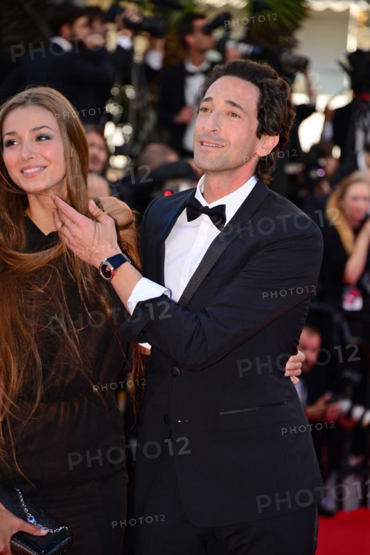 Adrien Brody et Lara Lieto, Festival de Cannes 2014