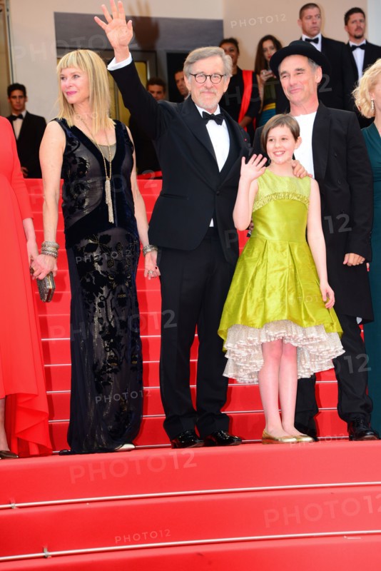 Steven Spielberg, Kate Capshaw, Ruby Barnhill, Mark Rylance, Festival de Cannes 2016
