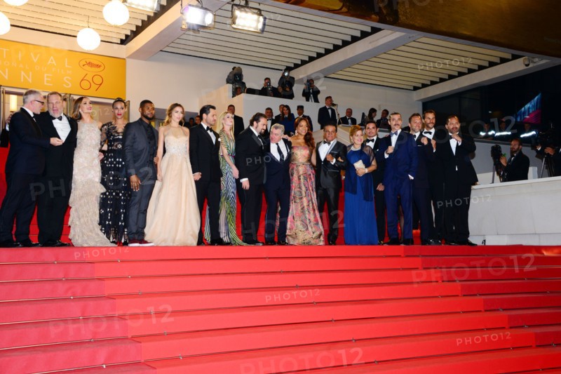 L'équipe du film "Hands of stone", Festival de Cannes 2016