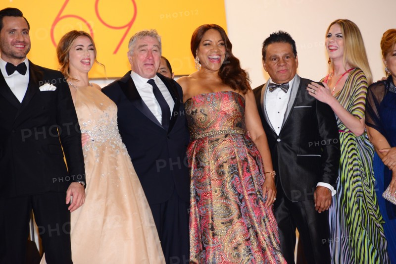 L'équipe du film "Hands of stone", Festival de Cannes 2016