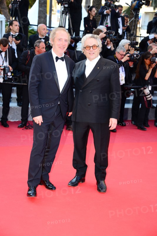 Arnaud Desplechin and Georges Miller, 2016 Cannes Film Festival