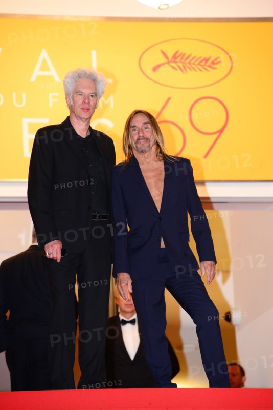 Jim Jarmusch and Iggy Pop, 2016 Cannes Film Festival