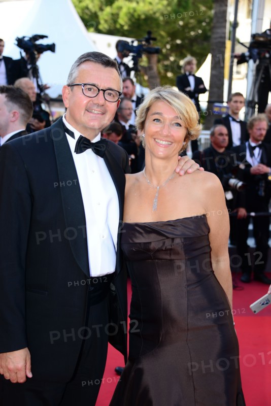 Yves Jégo et sa femme Ann-Katrin, Festival de Cannes 2016
