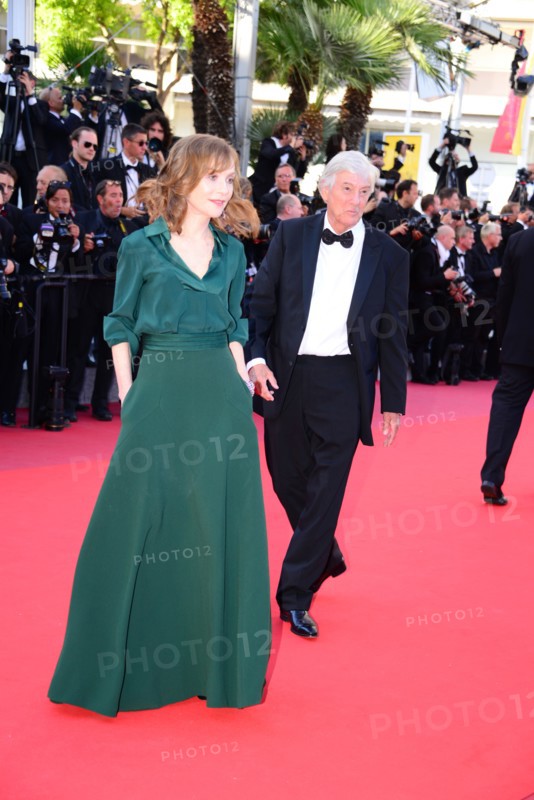 Isabelle Huppert and Paul Verhoeven, 2016 Cannes Film Festival