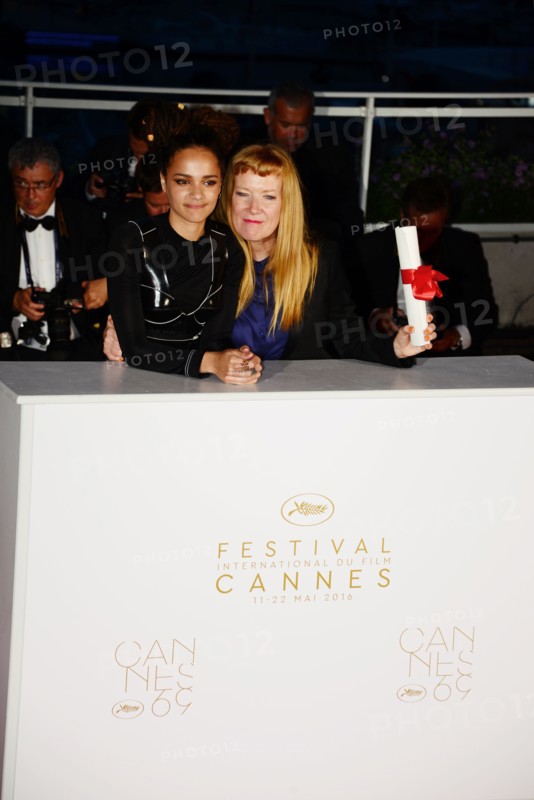 Sasha Lane et Andrea Arnold, Festival de Cannes 2016