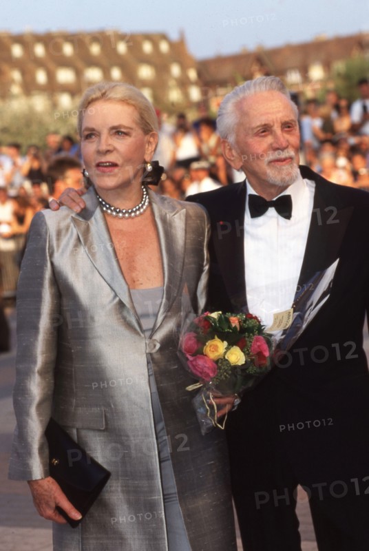 Kirk Douglas with Lauren Bacall