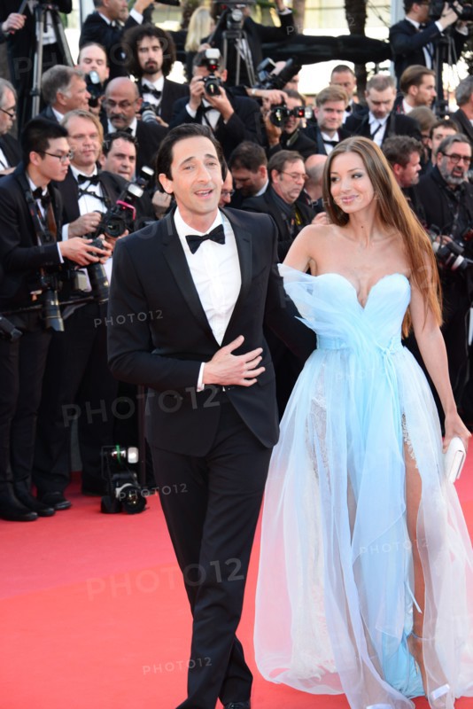 Adrien Brody et Lara Lieto, Festival de Cannes 2017