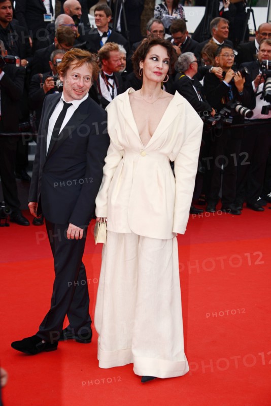 Jeanne Balibar, Mathieu Amalric, 2017 Cannes Film Festival