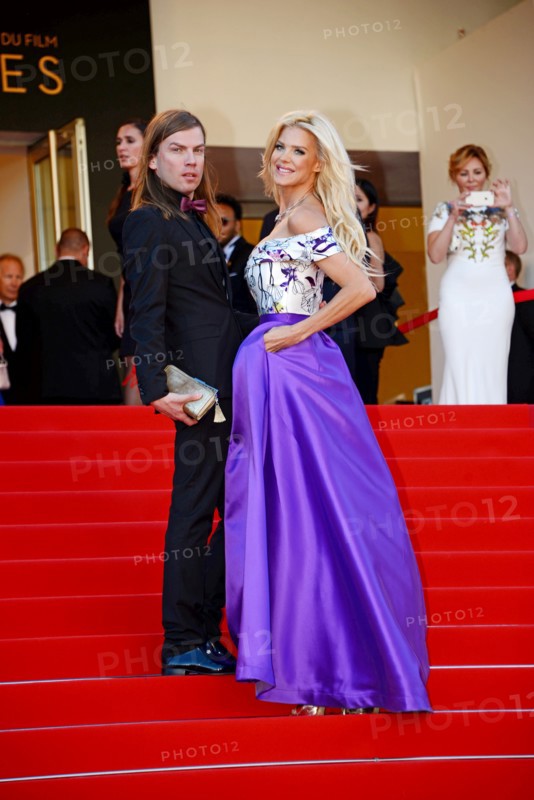 Christophe Guillarmé et Victoria Silvstedt, Festival de Cannes 2017
