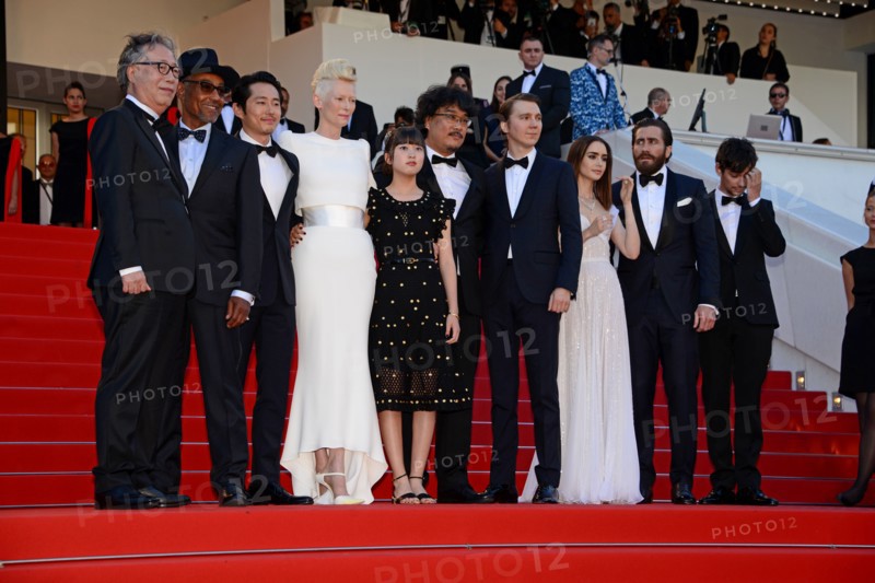 Equipe du film "Okja", Festival de Cannes 2017