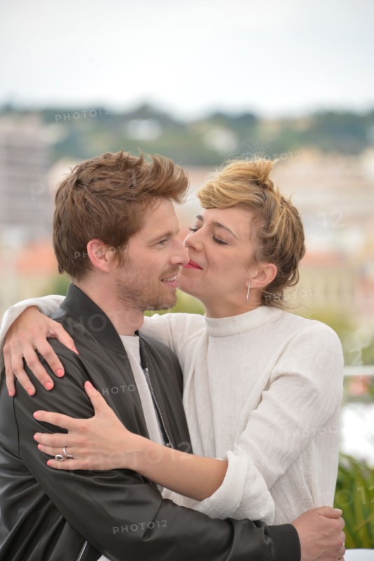 Pierre Deladonchamps and Céline Sallette, 2017 Cannes Film Festival