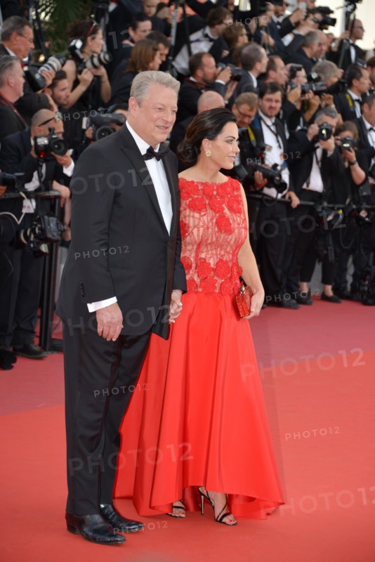 Al Gore and Elizabeth Keadle, 2017 Cannes Film Festival