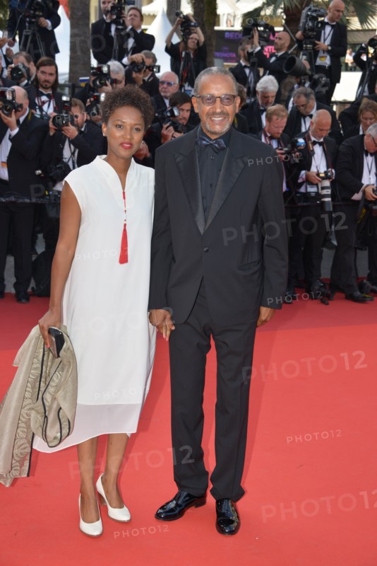 Abderrahmane Sissako et sa compagne, Festival de Cannes 2017