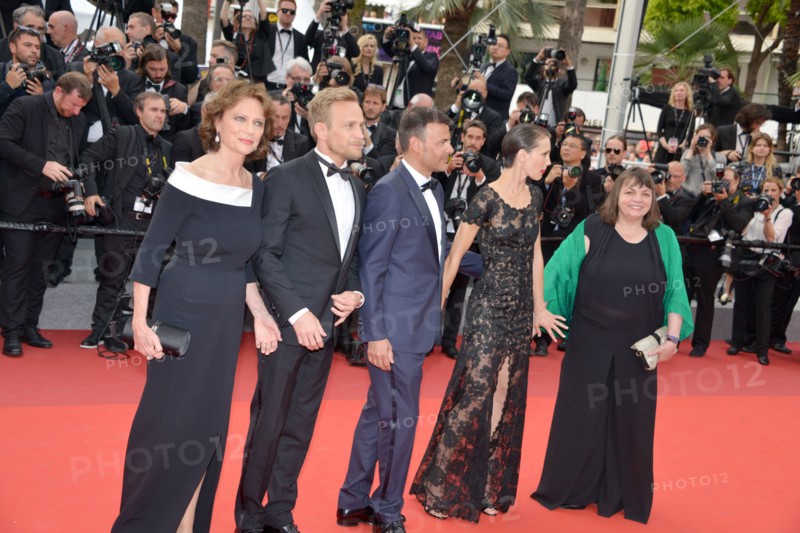Equipe du film "L'Amant double", Festival de Cannes 2017
