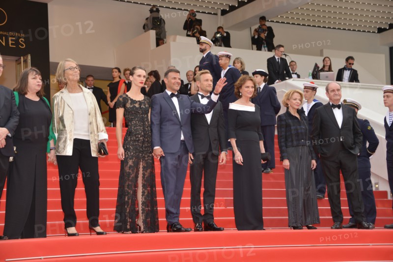 Crew of the film 'L'Amant double', 2017 Cannes Film Festival
