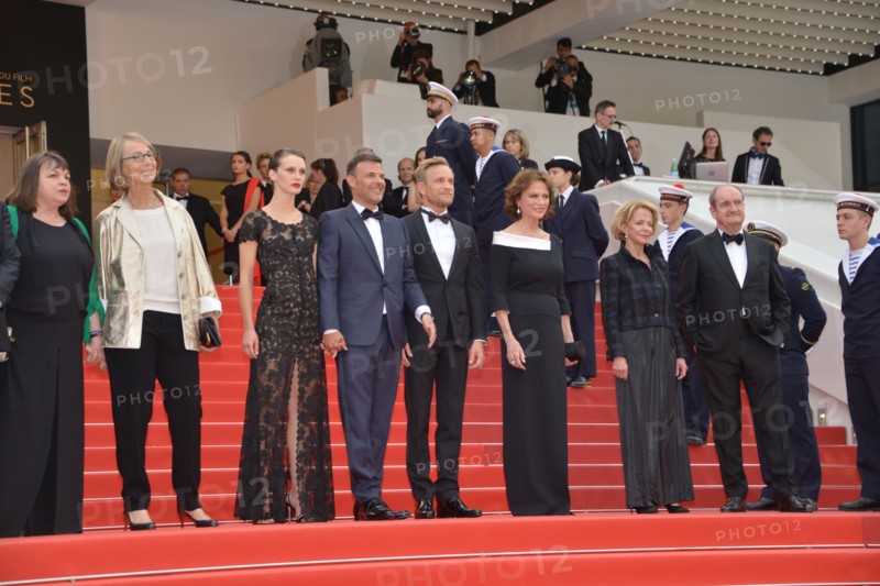 Crew of the film 'L'Amant double', 2017 Cannes Film Festival