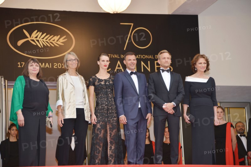 Crew of the film 'L'Amant double', 2017 Cannes Film Festival