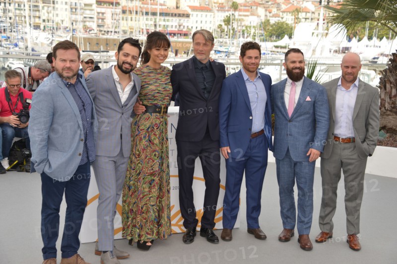 Equipe du film "Arctic", Festival de Cannes 2018