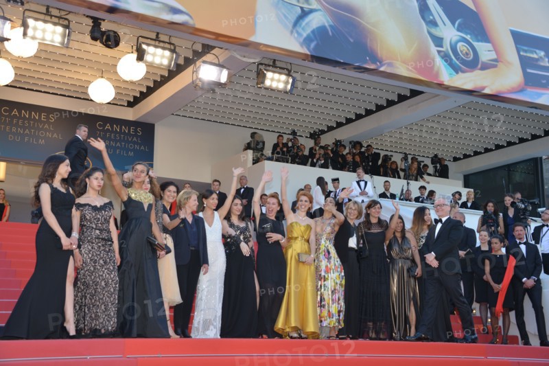 Equipe du film "Les Filles du soleil", Festival de Cannes 2018