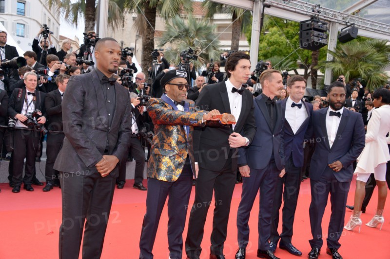 Equipe du film "BlacKkKlansman", Festival de Cannes 2018